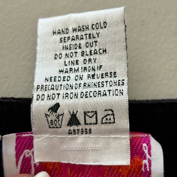 Quacker Factory Jacket Women's Size XL Wale Corduroy Rhinestone Full Zip Casual - Picture 5 of 11